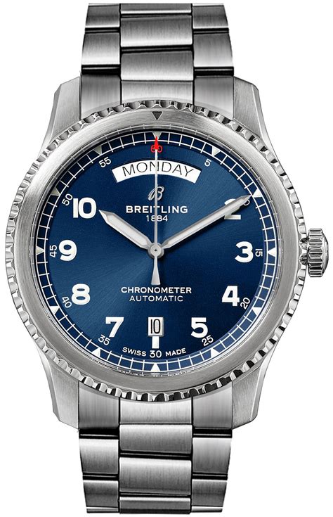 breitling navitimer 8 day date automatic men's watch|authentic watches breitling navitimer.